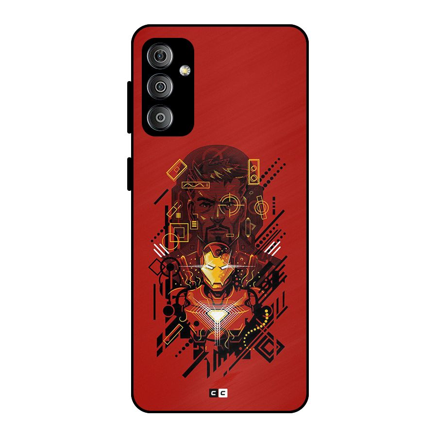 Tony Stark Metal Back Case for Galaxy F23