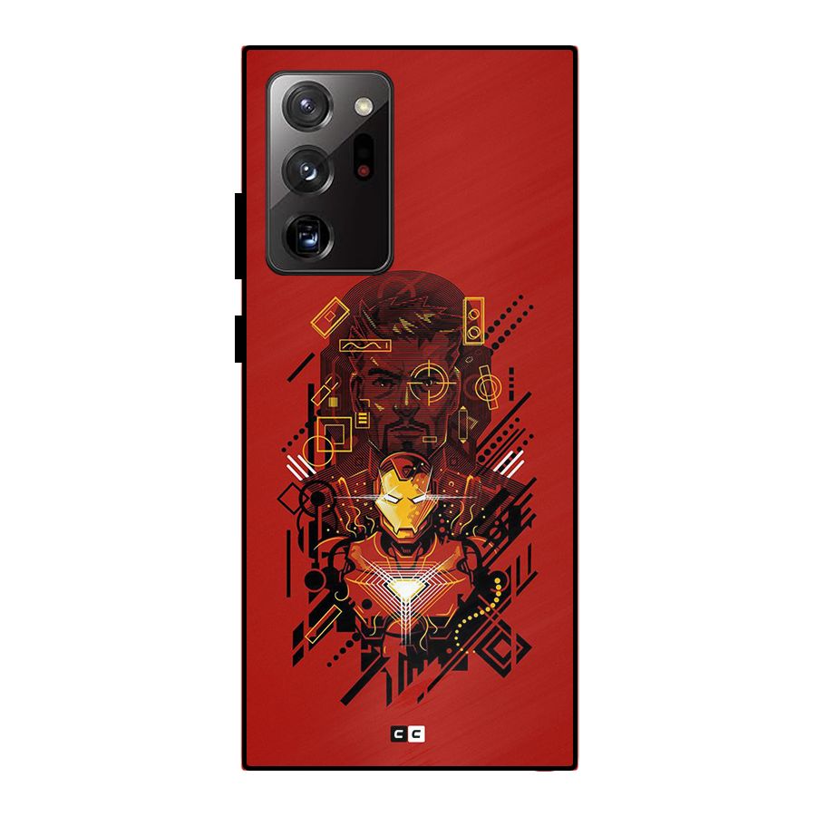 Tony Stark Metal Back Case for Galaxy Note 20 Ultra 5G