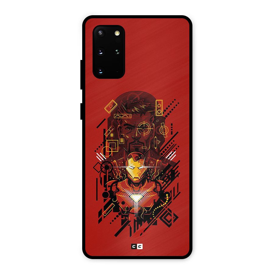 Tony Stark Metal Back Case for Galaxy S20 Plus