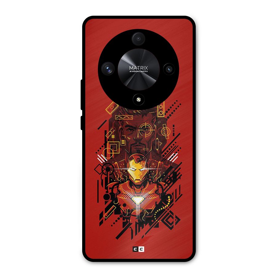 Tony Stark Metal Back Case for Honor X9b