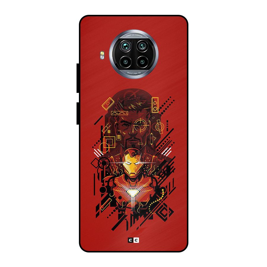 Tony Stark Metal Back Case for Mi 10i