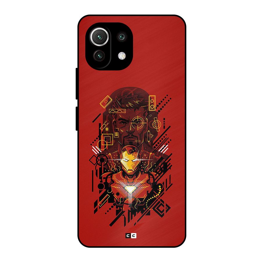Tony Stark Metal Back Case for Mi 11 Lite NE 5G
