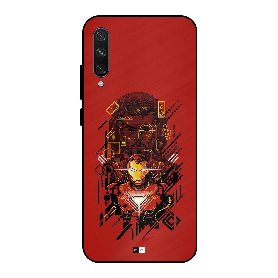 Tony Stark Metal Back Case for Mi A3