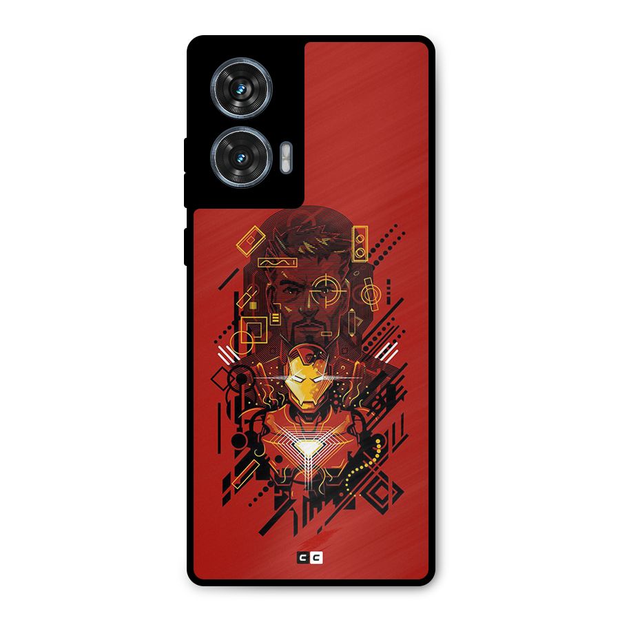 Tony Stark Metal Back Case for Motorola Edge 50 Fusion
