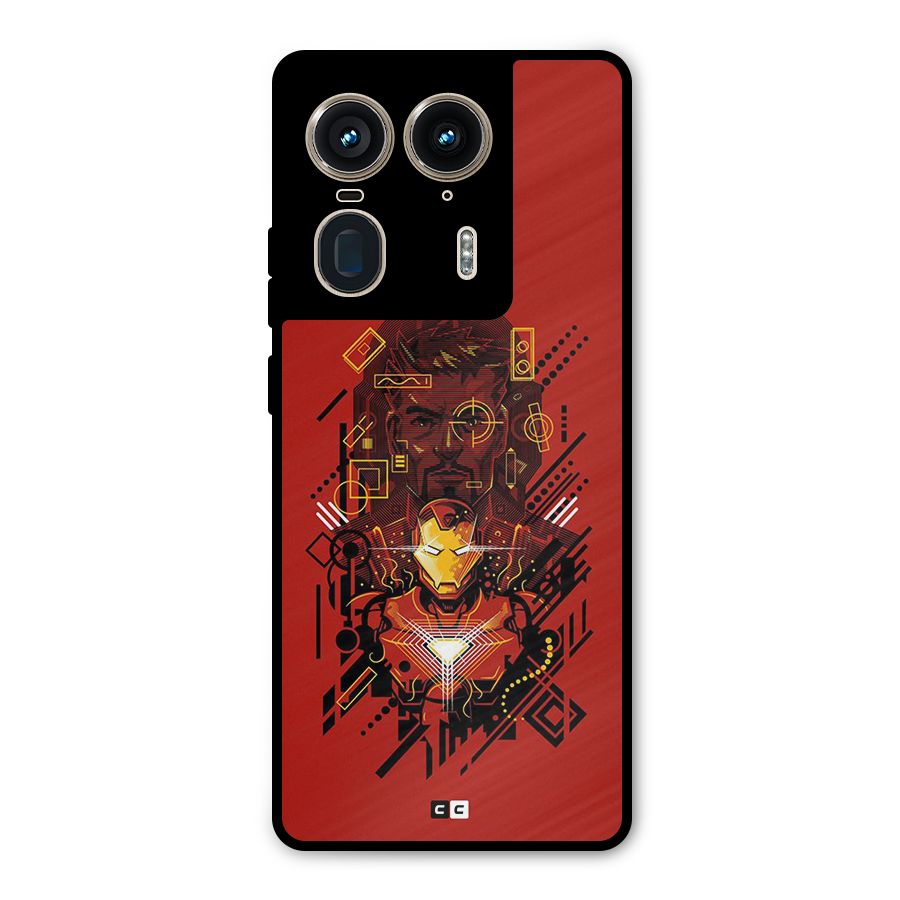Tony Stark Metal Back Case for Motorola Edge 50 Ultra
