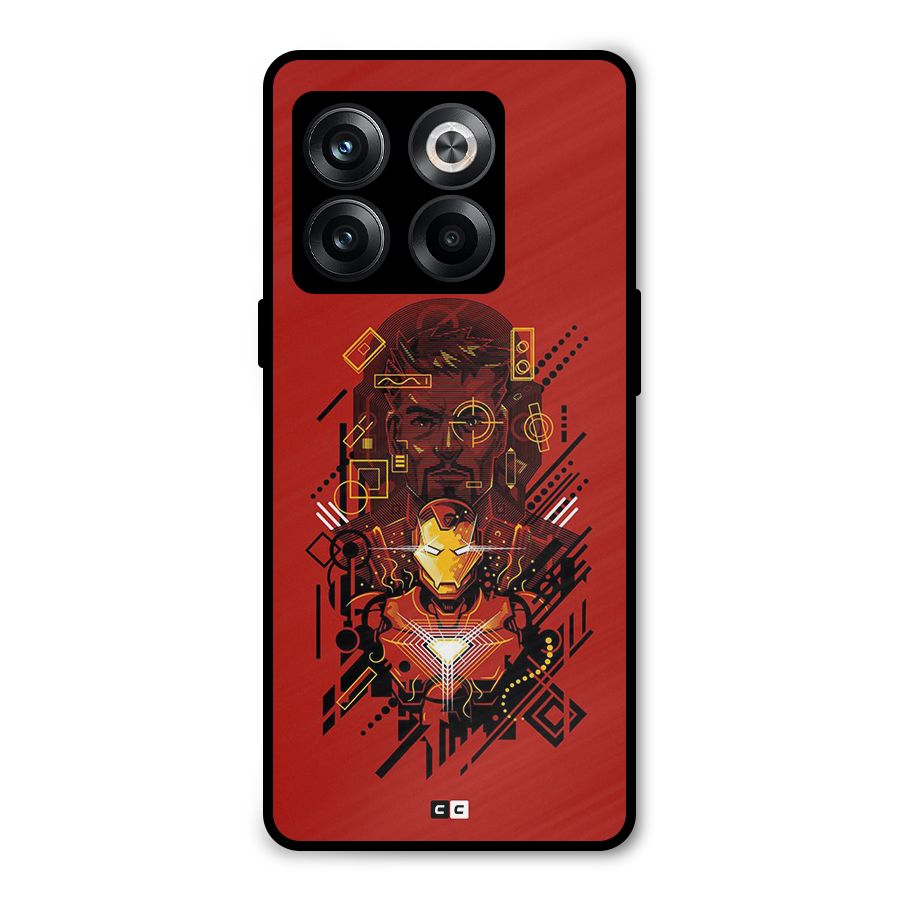 Tony Stark Metal Back Case for OnePlus 10T