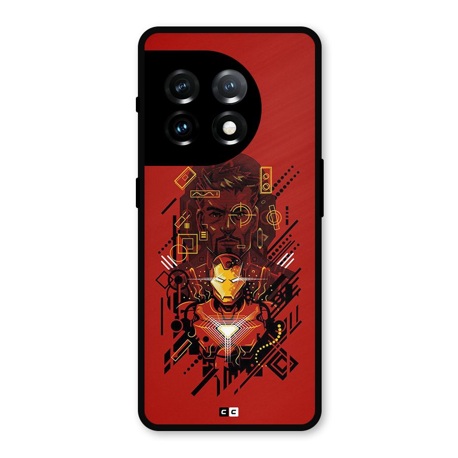 Tony Stark Metal Back Case for OnePlus 11