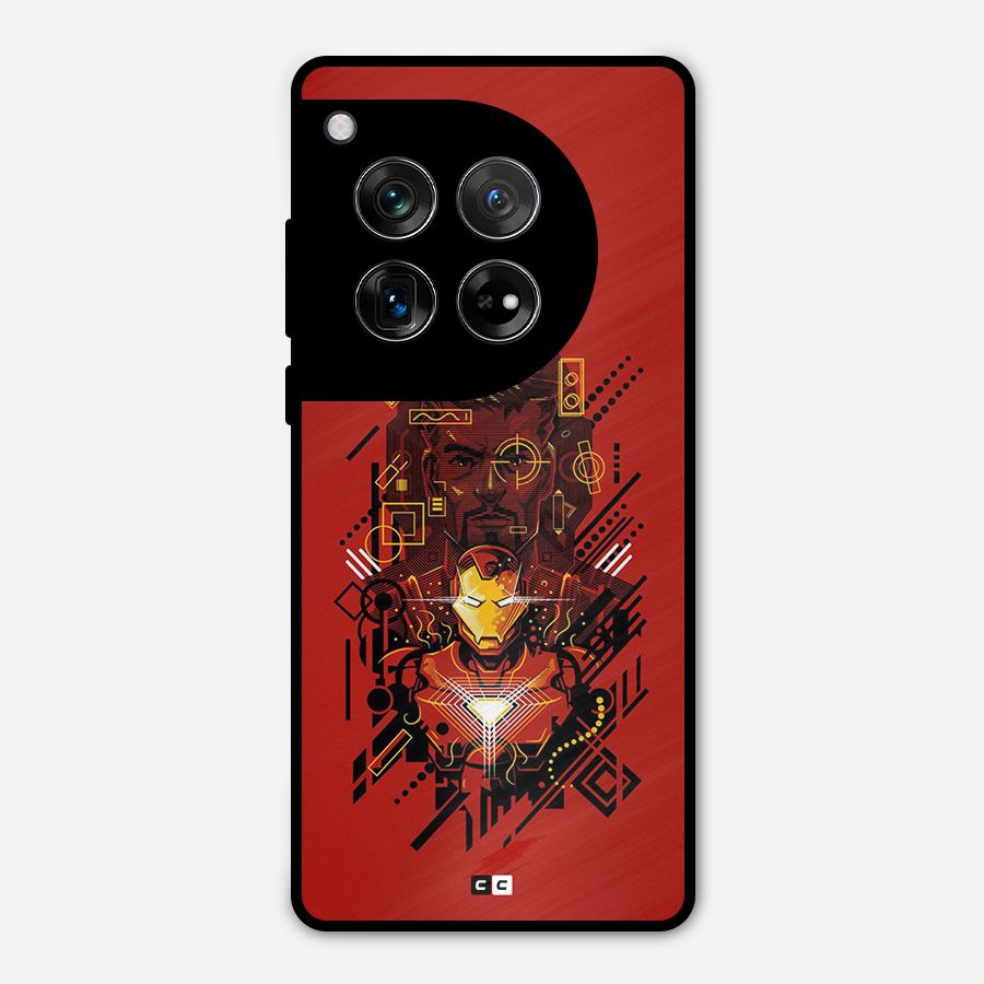 Tony Stark Metal Back Case for OnePlus 12