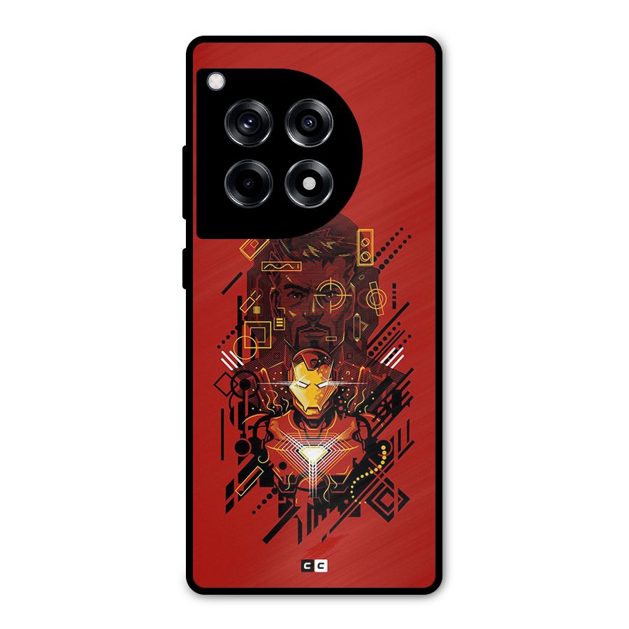 Tony Stark Metal Back Case for OnePlus 12R