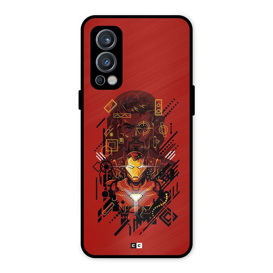 Tony Stark Metal Back Case for OnePlus Nord 2 5G