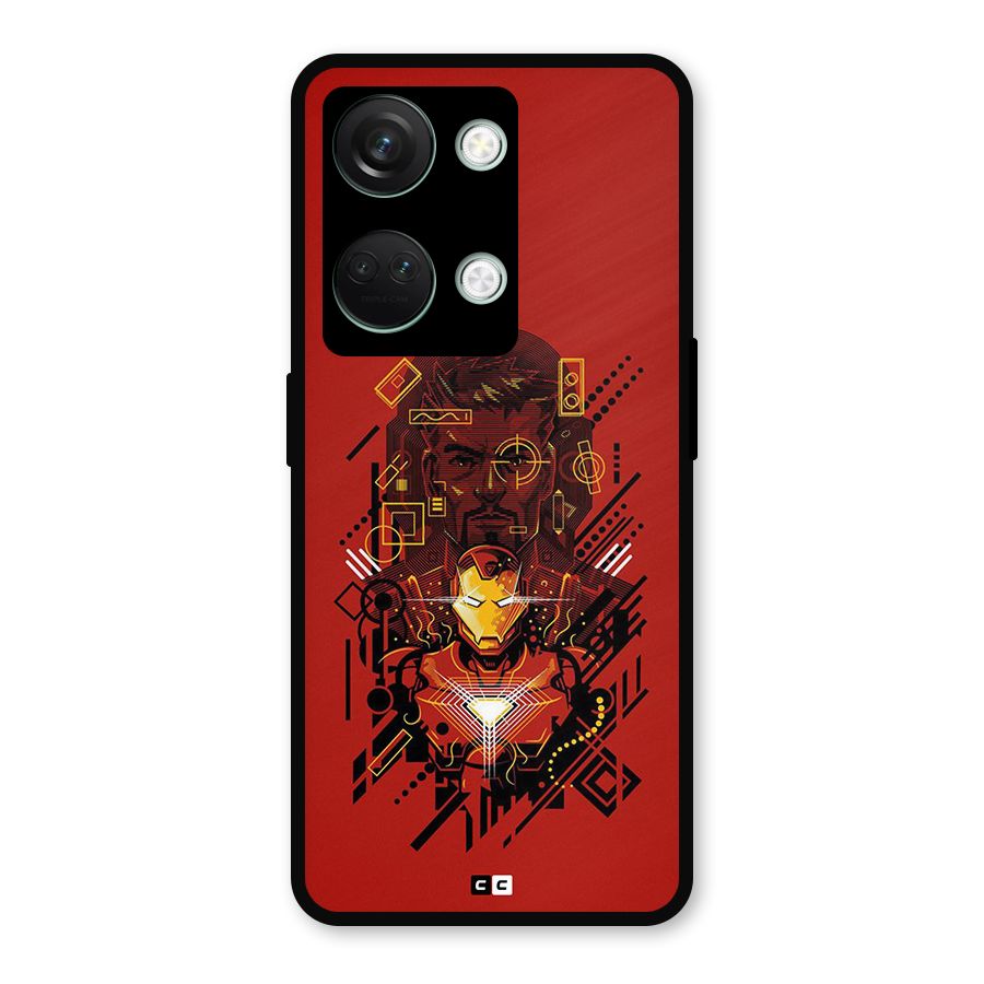 Tony Stark Metal Back Case for OnePlus Nord 3