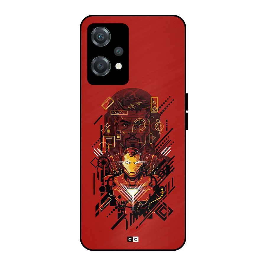 Tony Stark Metal Back Case for OnePlus Nord CE 2 Lite 5G