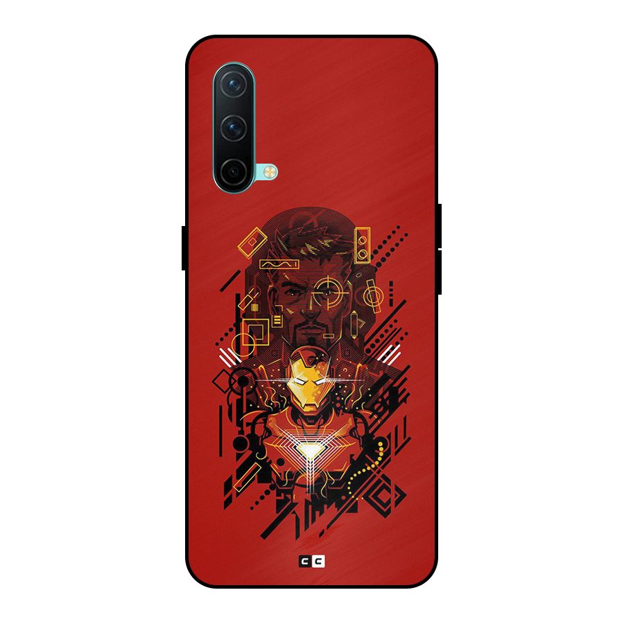 Tony Stark Metal Back Case for OnePlus Nord CE 5G