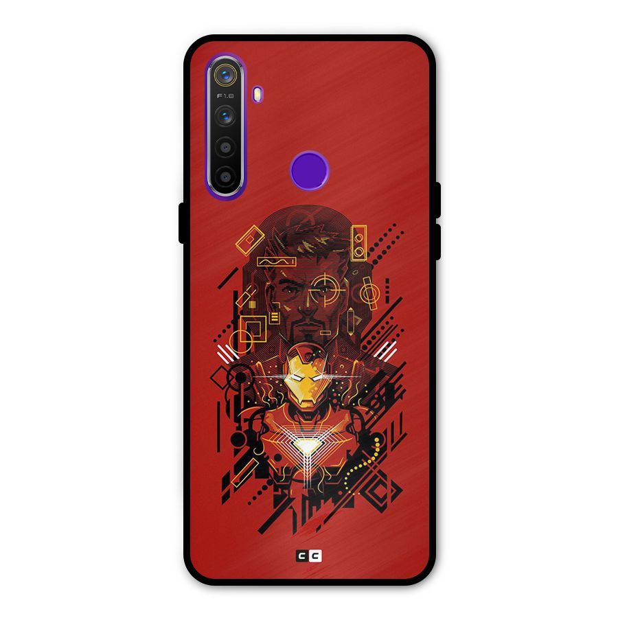 Tony Stark Metal Back Case for Realme 5