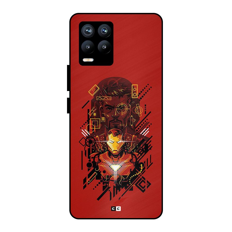 Tony Stark Metal Back Case for Realme 8