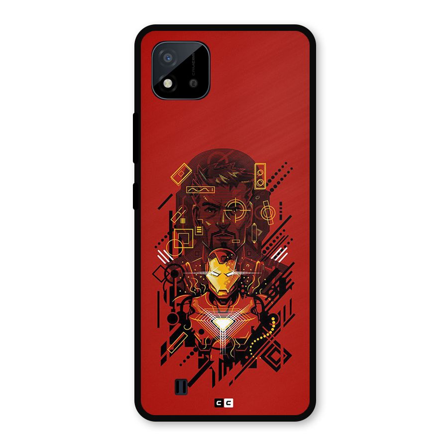 Tony Stark Metal Back Case for Realme C11 2021