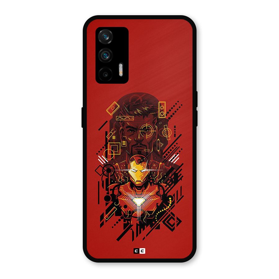 Tony Stark Metal Back Case for Realme GT 5G