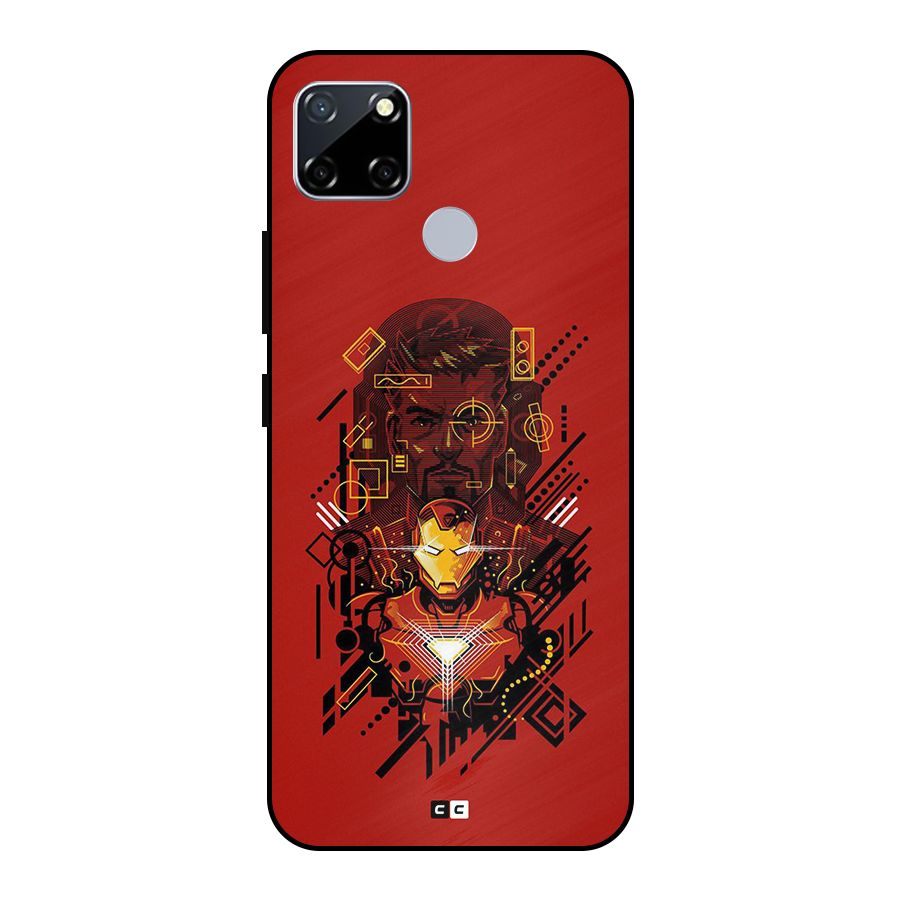 Tony Stark Metal Back Case for Realme Narzo 20
