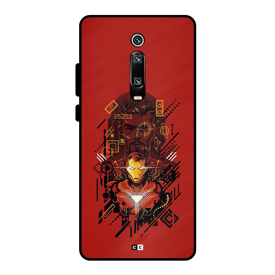 Tony Stark Metal Back Case for Redmi K20