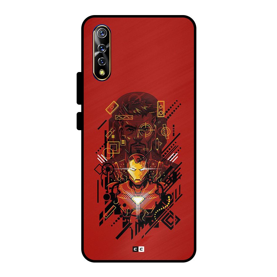 Tony Stark Metal Back Case for Vivo S1