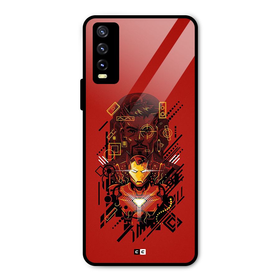 Tony Stark Metal Back Case for Vivo Y20