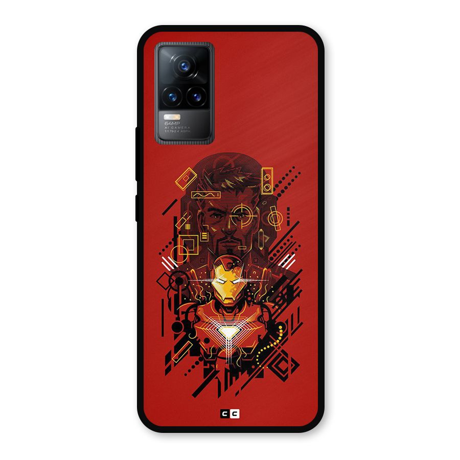 Tony Stark Metal Back Case for Vivo Y73