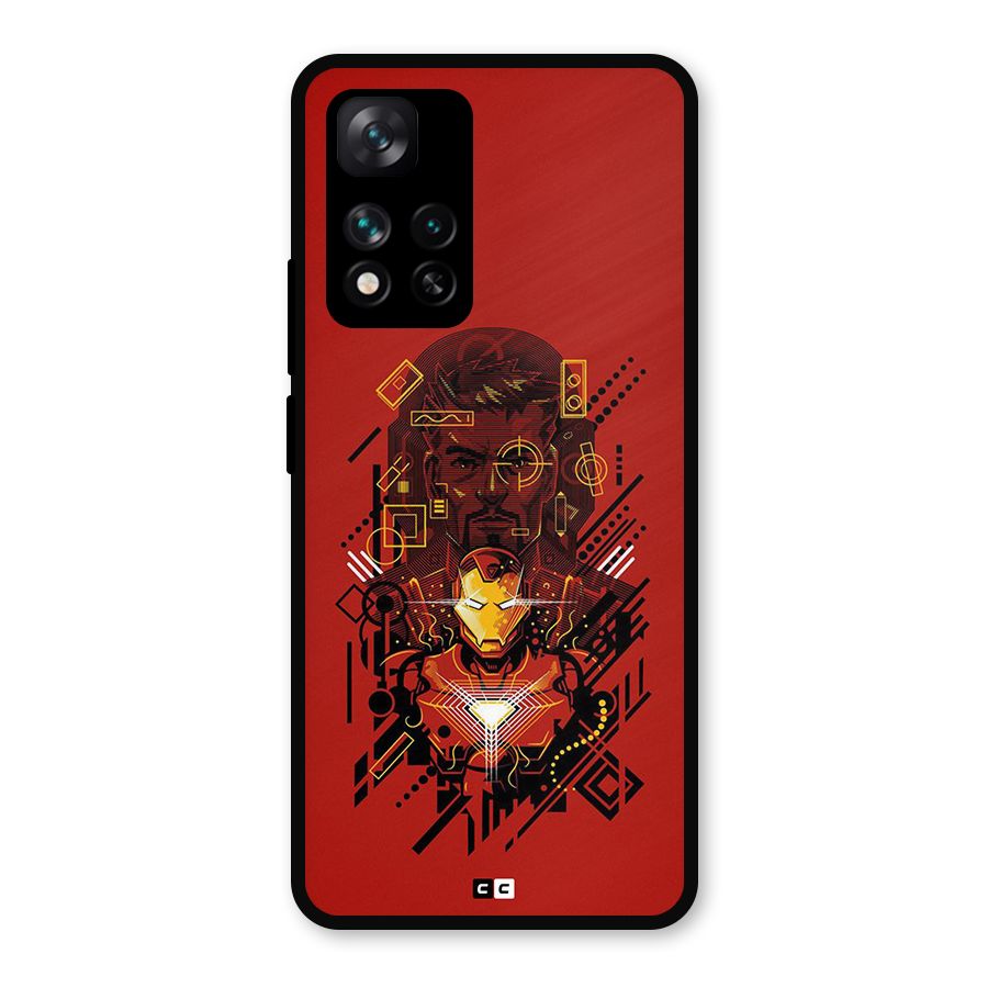 Tony Stark Metal Back Case for Xiaomi 11i 5G