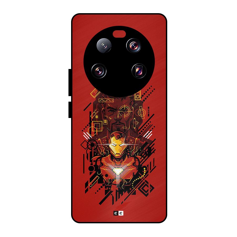 Tony Stark Metal Back Case for Xiaomi 13 Ultra