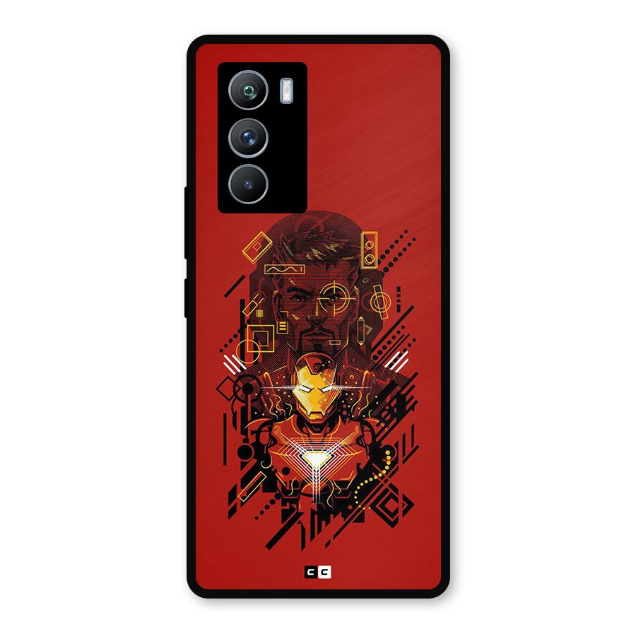 Tony Stark Metal Back Case for iQOO 9 SE
