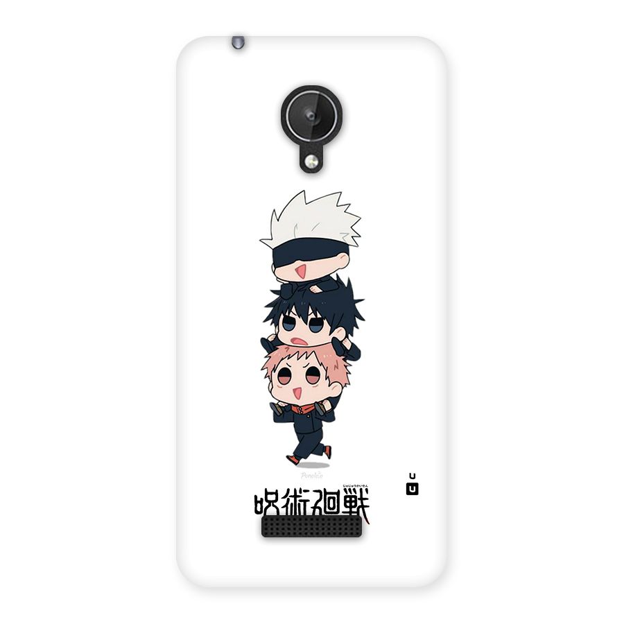 Top Gojo Squad Back Case for Canvas Spark Q380