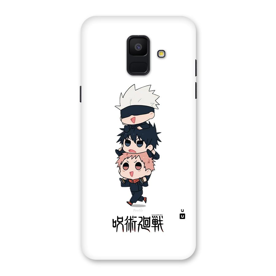 Top Gojo Squad Back Case for Galaxy A6 (2018)