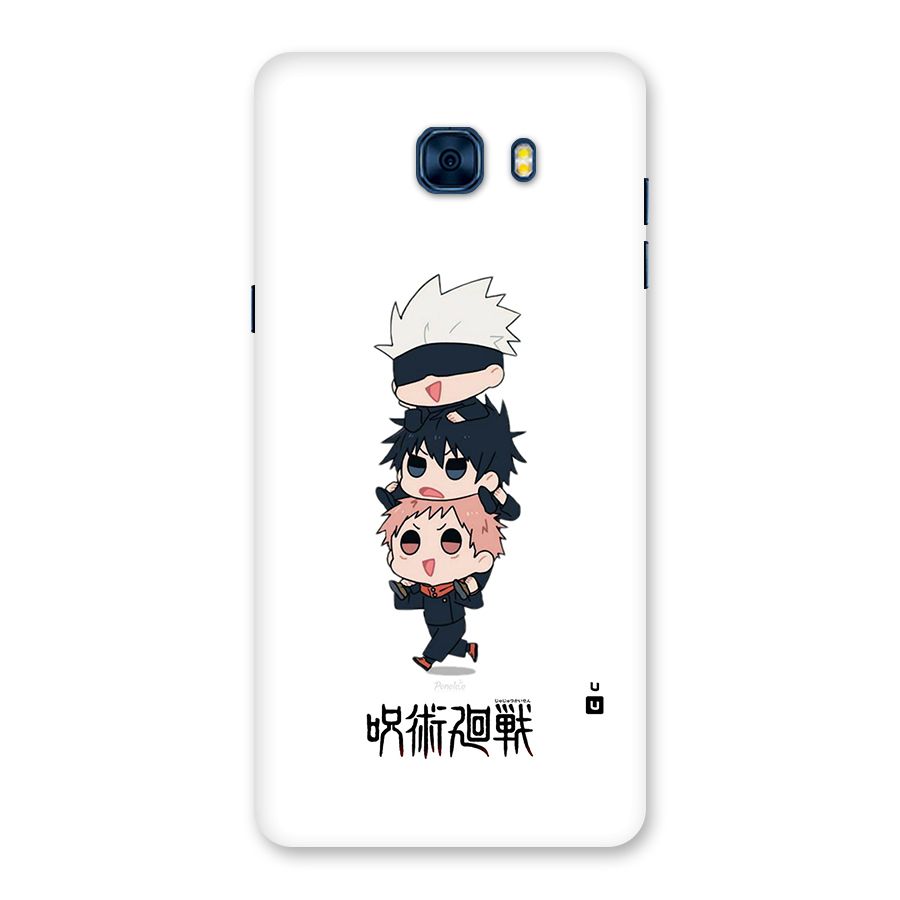 Top Gojo Squad Back Case for Galaxy C7 Pro