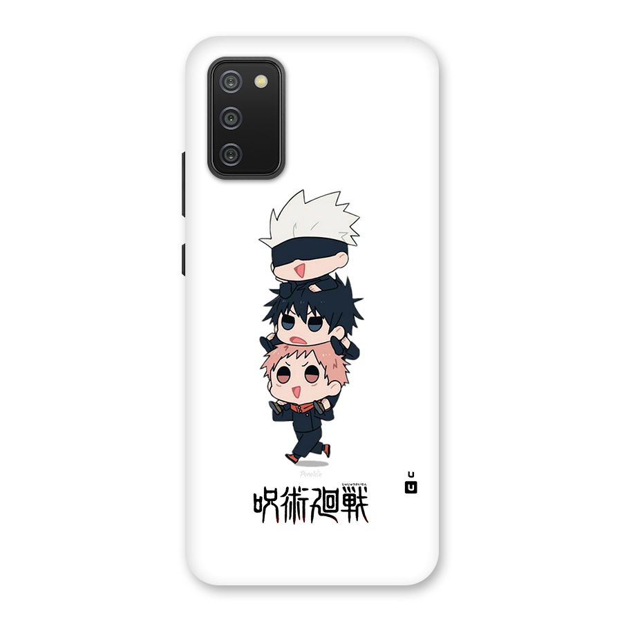 Top Gojo Squad Back Case for Galaxy F02s