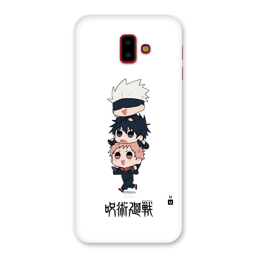 Top Gojo Squad Back Case for Galaxy J6 Plus