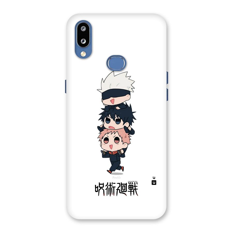 Top Gojo Squad Back Case for Galaxy M01s