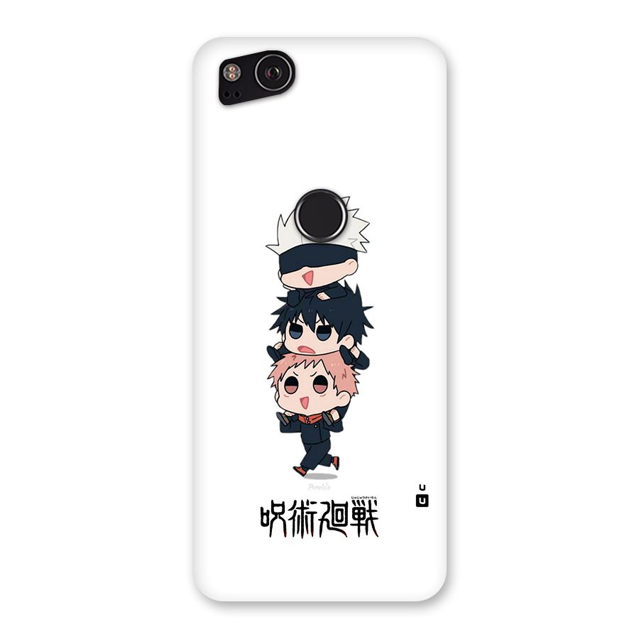 Top Gojo Squad Back Case for Google Pixel 2