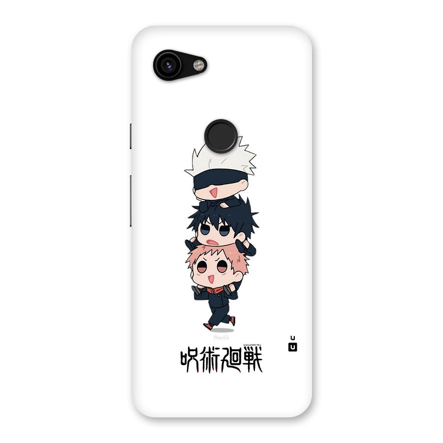 Top Gojo Squad Back Case for Google Pixel 3a