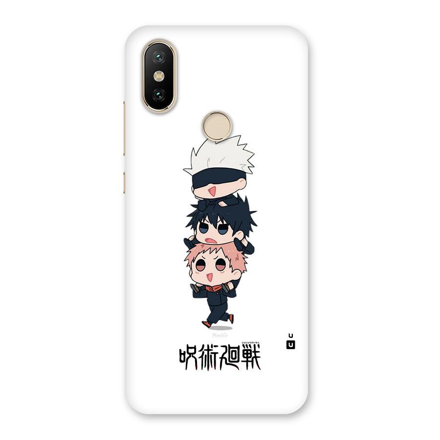 Top Gojo Squad Back Case for Mi A2