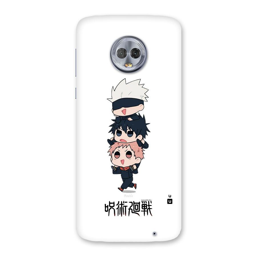 Top Gojo Squad Back Case for Moto G6 Plus