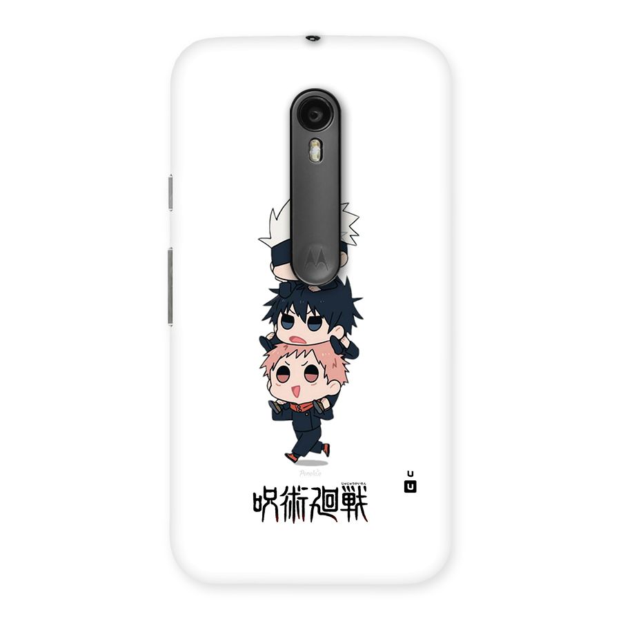 Top Gojo Squad Back Case for Moto G Turbo