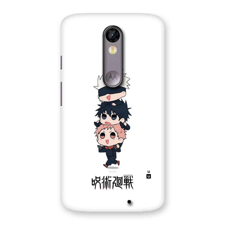 Top Gojo Squad Back Case for Moto X Force
