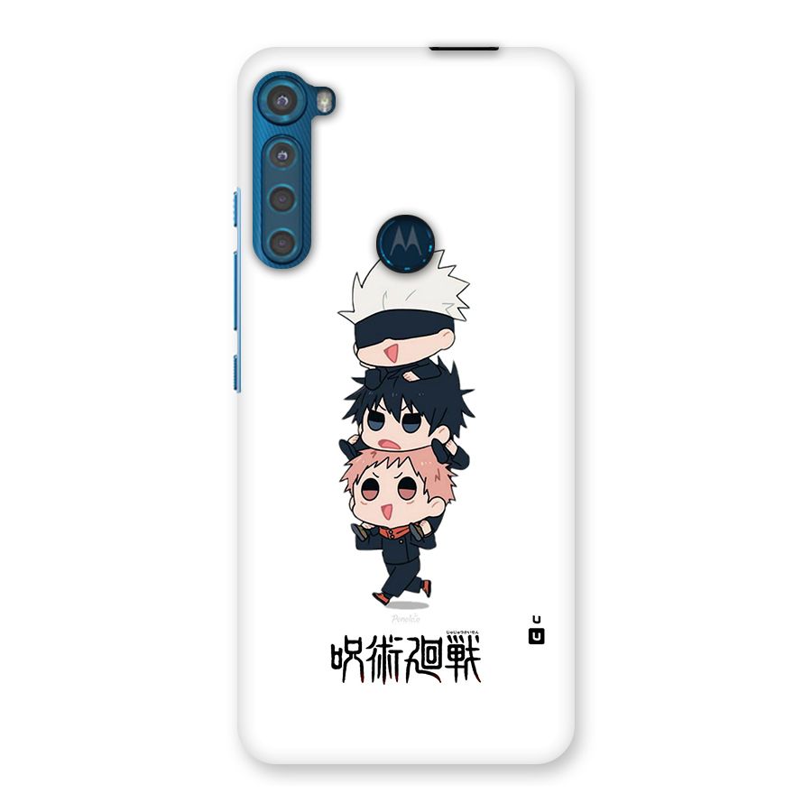 Top Gojo Squad Back Case for Motorola One Fusion Plus