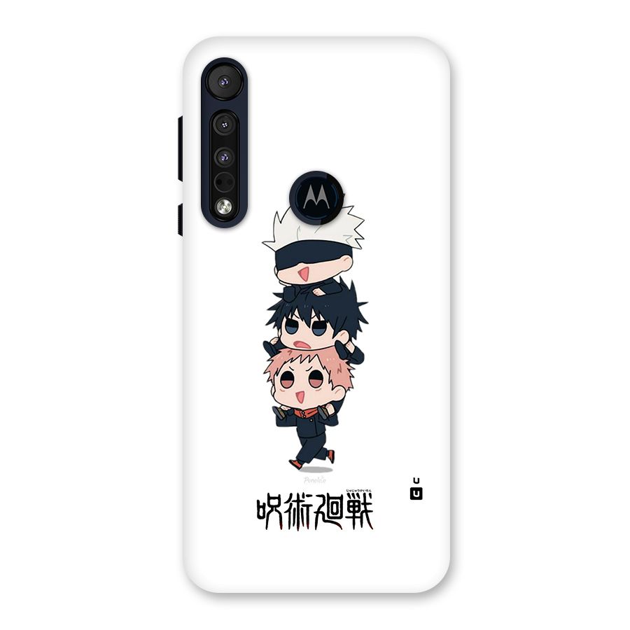 Top Gojo Squad Back Case for Motorola One Macro