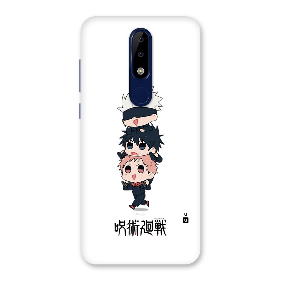 Top Gojo Squad Back Case for Nokia 5.1 Plus