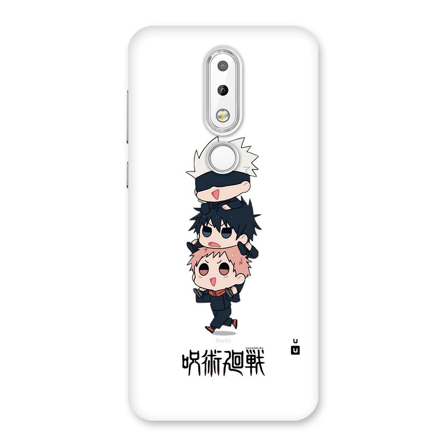 Top Gojo Squad Back Case for Nokia 6.1 Plus