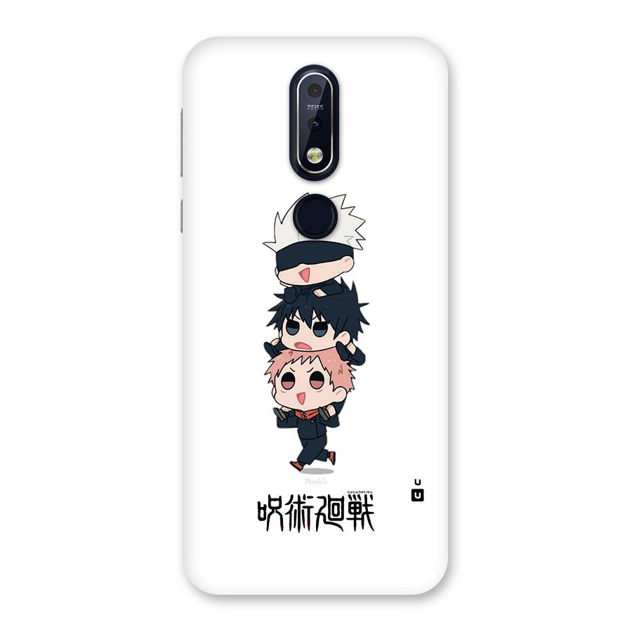 Top Gojo Squad Back Case for Nokia 7.1