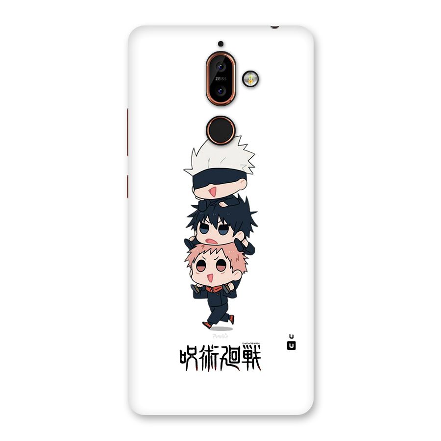 Top Gojo Squad Back Case for Nokia 7 Plus