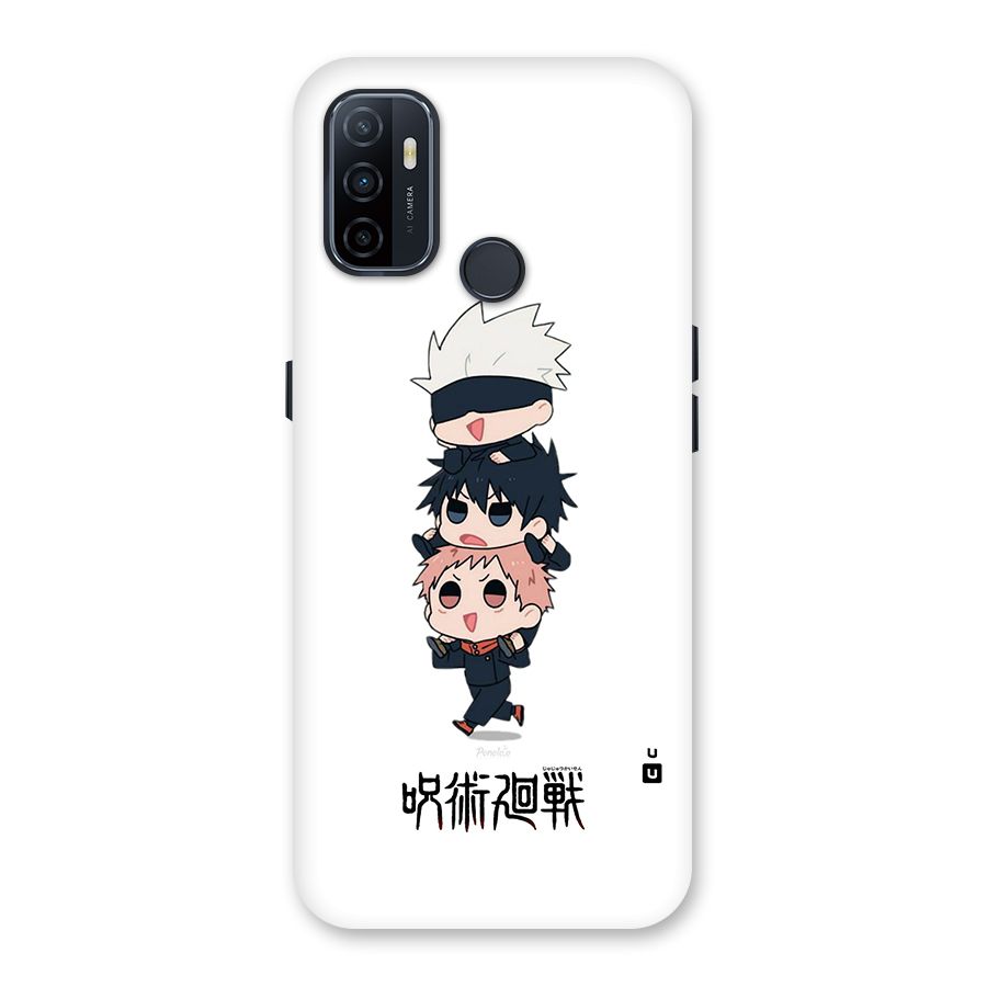 Top Gojo Squad Back Case for Oppo A53