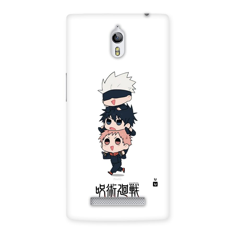 Top Gojo Squad Back Case for Oppo Find 7
