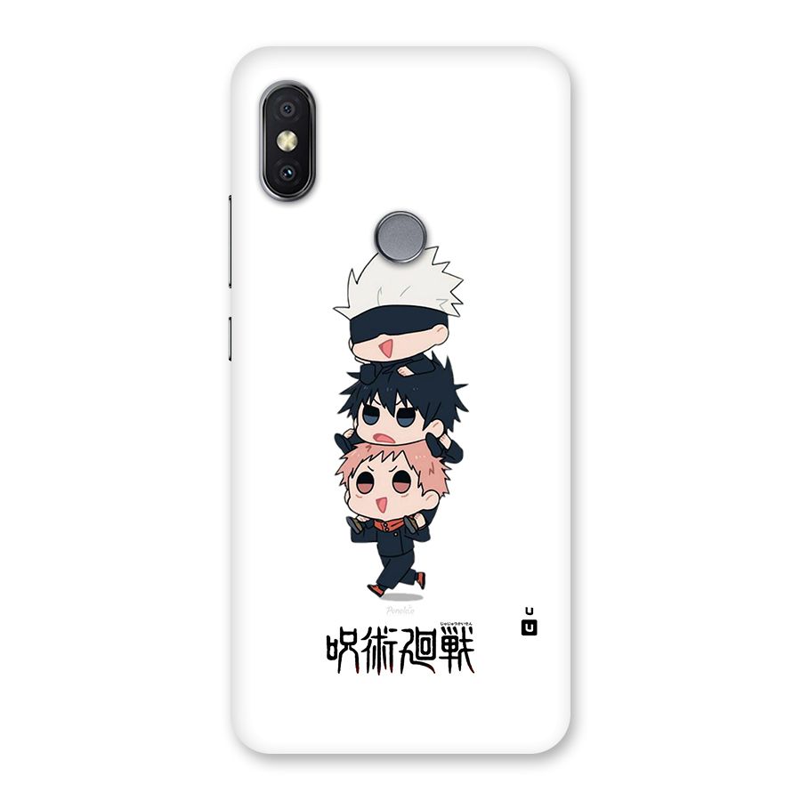 Top Gojo Squad Back Case for Redmi Y2